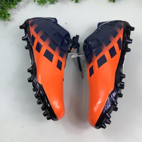 Under Armour Men’s Orange Blue Baseball Cleats 13 New - Picture 4 of 8